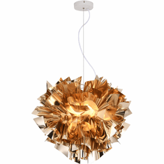 Bethel International DLS103C23G Modern Iron & Acrylic Hanging Lamp