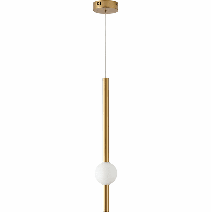 Bethel International DLS113P23G Contemporary Gold LED Mini Drop Ceiling Light Fixture