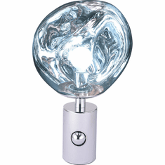 Bethel International DLS18T10S Contemporary Silver Table Light