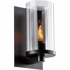 Bethel International DU11 Modern Black Lamp Sconce