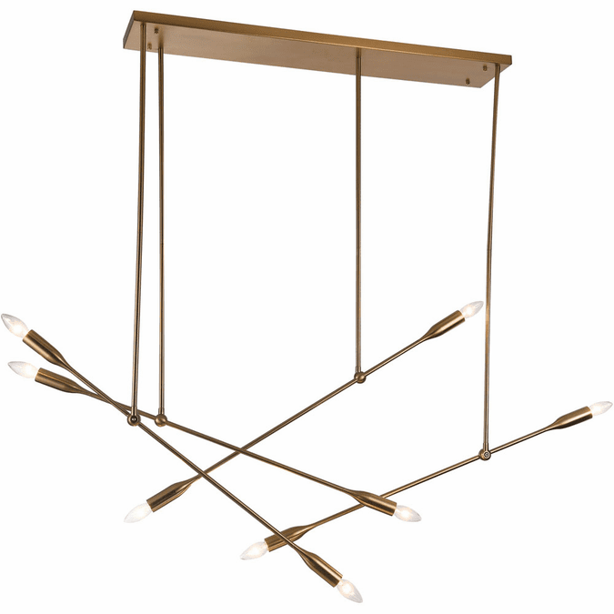 Bethel International DU119 Modern Brass Island Light Fixture BETDU119