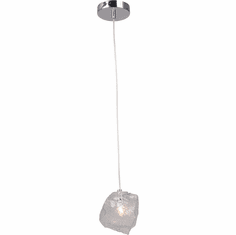 Bethel International DU126C Contemporary Chrome Halogen Mini Pendant Lighting