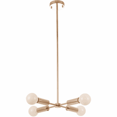 Bethel International DU128C15G Modern Gold Mini Ceiling Chandelier