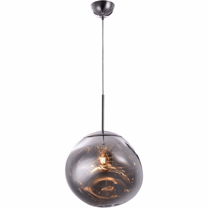 Bethel International DU137P15CH Modern Chrome Hanging Lamp