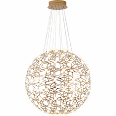 Bethel International FIT02C31G Modern Gold LED 31.5" Lighting Pendant