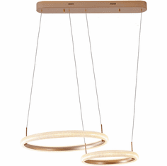 Bethel International FIT16C31G Contemporary Gold LED Multi Pendant Lamp