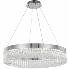 Bethel International FT93C32CH Chrome LED Pendant Hanging Light