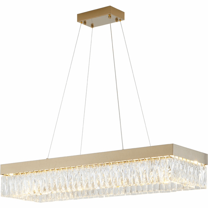 Bethel International FT97C40G-2 Gold LED Island Light Fixture
