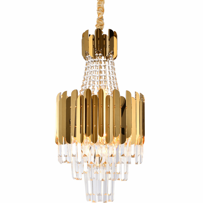 Bethel International GL405C16G Gold Foyer Light Fixture BETGL405C16G
