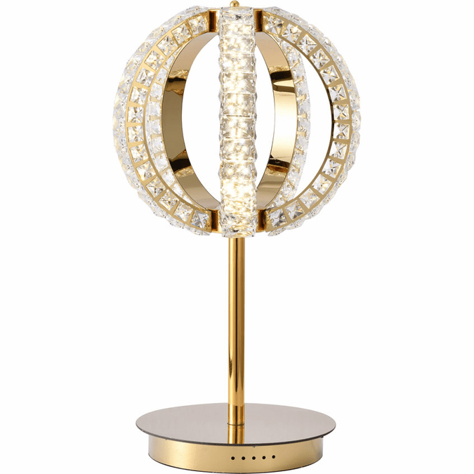 Bethel International JP19T27G Gold LED Lighting Table Lamp