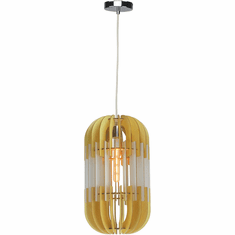 Bethel International JU04P11WH Contemporary White Mini Hanging Pendant Lighting