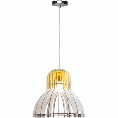 Bethel International JU05P16WH Modern White Pendant Lighting Fixture