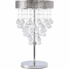 Bethel International LX03T Chrome Halogen Lighting Table Lamp