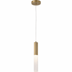 Bethel International MAT05P14G Modern Gold LED Mini Hanging Pendant Lighting
