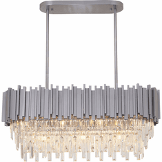 Bethel International MU109C36SN Satin Nickel Kitchen Island Lighting