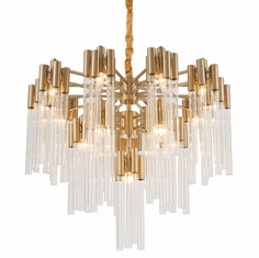 Bethel International MU21 Contemporary Golde Chandelier Light