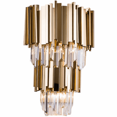 Bethel International MU24-2 Gold Wall Light Fixture