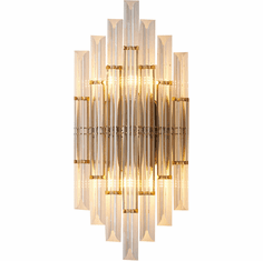 Bethel International MU26 Contemporary Gold Wall Sconce Light