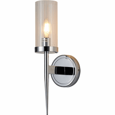 Bethel International MU27S-CH Contemporary Chrome Wall Light Sconce