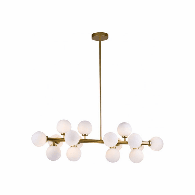 Bethel International MU29 Contemporary Gold LED Kitchen Island Lighting