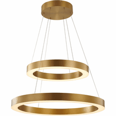 Bethel International MU302C31G Modern Gold LED 31.5" Pendant Lamp