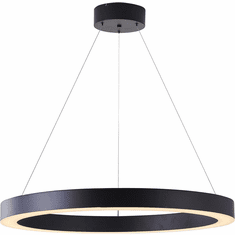 Bethel International MU30AC33B Contemporary Matte Black LED 33.4" Lighting Pendant