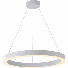 Bethel International MU30AC33W Modern Matte White LED 33.4" Pendant Light
