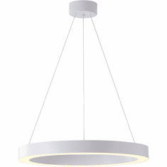 Bethel International MU30BC25W Contemporary Matte White LED 25.5" Hanging Light