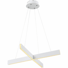 Bethel International MV04WH Modern White LED Hanging Pendant Lighting