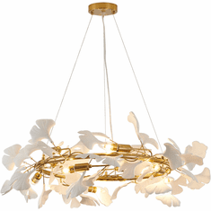 Bethel International ZP95C31BR Contemporary Brass Chandelier Light