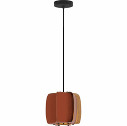 Bruck WEP-ALB-26-LE26-PBK-TRC-ASH Alba 26 Contemporary Black LED Mini Hanging Light