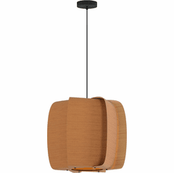 Bruck WEP-ALB-54-LE26-PBK-BCH-ASH Alba 54 Contemporary Black LED 21" Pendant Light Fixture