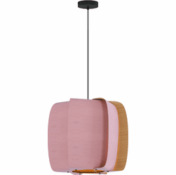 Bruck WEP-ALB-54-LE26-PBK-ROS-ASH Alba 54 Contemporary Black LED 21" Drop Ceiling Lighting