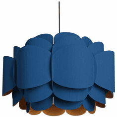 Bruck WEPBEL/76/BLU/ASH WEP Bella 30" Modern Blue Drop Ceiling Lighting