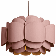 Bruck WEPBEL/76/ROS/ASH WEP Bella 30" Modern Rose Pendant Hanging Light