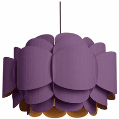 Bruck WEPBEL/76/VLT/ASH WEP Bella 30" Modern Violet Lighting Pendant