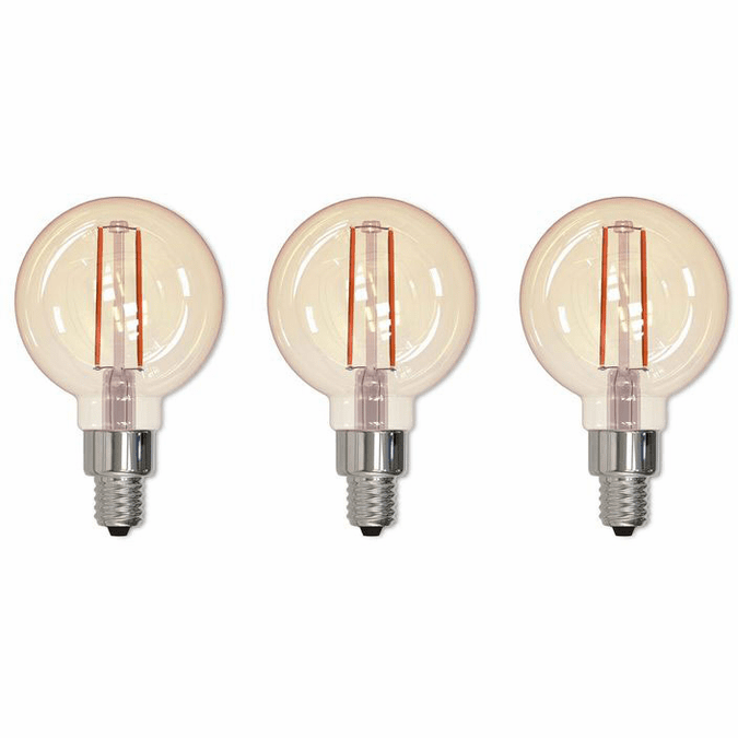Bulbrite 861409 Nostalgic Contemporary LED 2.5W 2100K Filament (pack of 3) Bulbs