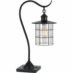 Cal BO-2668DK-DB Silverton Dark Bronze Desk / Table Lamp Lighting