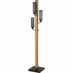 Cal BO-3008FL Lenox Modern Dark Bronze Floor Lamp Light