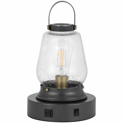 Cal BO-3218AC Terri Vintage Dark Bronze Table Light