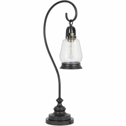 Cal BO-3218TB Terri Vintage Dark Bronze Lighting Table Lamp