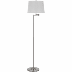 Cal BO-3198FL-BS Colton Brushed Steel Light Floor Lamp