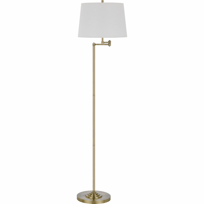 Cal BO-3198FL-AB Colton Anitque Brass Floor Lamp