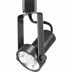 Cal HT-121-DB Contemporary Dark Bronze LED Track Lighting Fixture Overhead Lighting