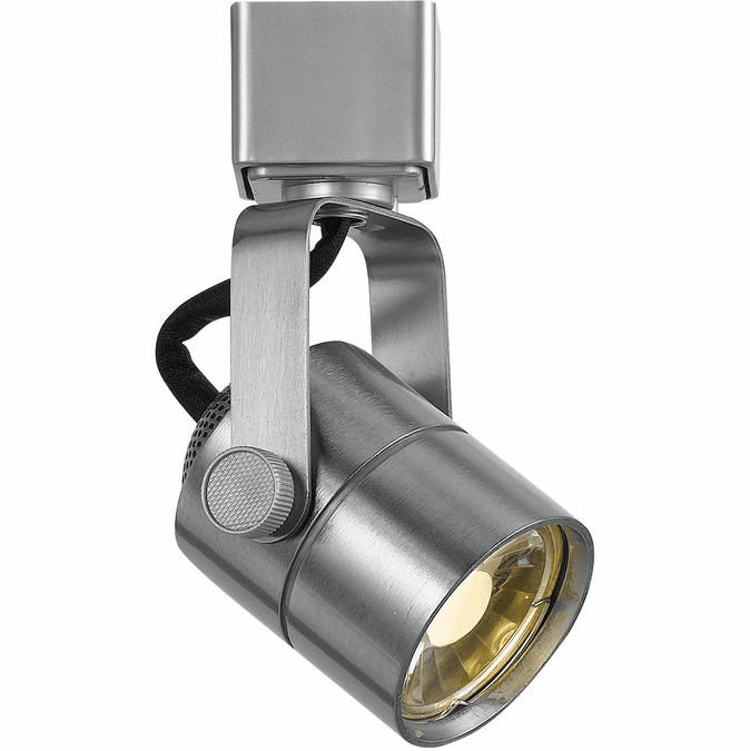 Cal HT-611S-BS Contemporary Brushed Steel LED Home Track Lighting Head