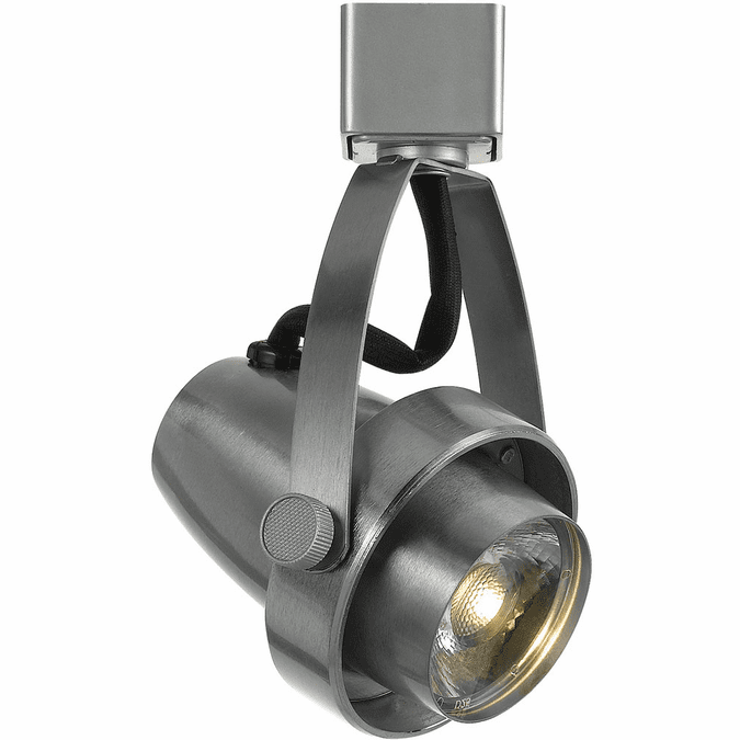 Cal HT-619-BS Modern Brushed Steel LED Track Lighting Head