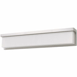 Cal LA-8035-26 Almeria Brushed Steel LED 25" Bathroom Light Sconce