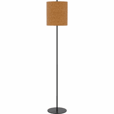 Cal BO-3197FL-BK Pole Black Floor Light
