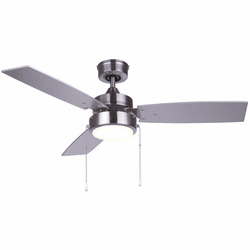 Canarm CF42WAL3BN Wallis Modern Brushed Nickel LED 42" Home Ceiling Fan