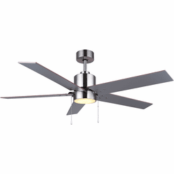 Canarm CF52ROM5BN-ES CFan Contemporary Brushed Nickel LED 52" Ceiling Fan